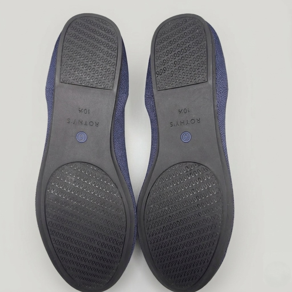 Rothys The Loafer Navy Blue 10.5 Slip On Flats Womens Comfort Shoes - Picture 5 of 7